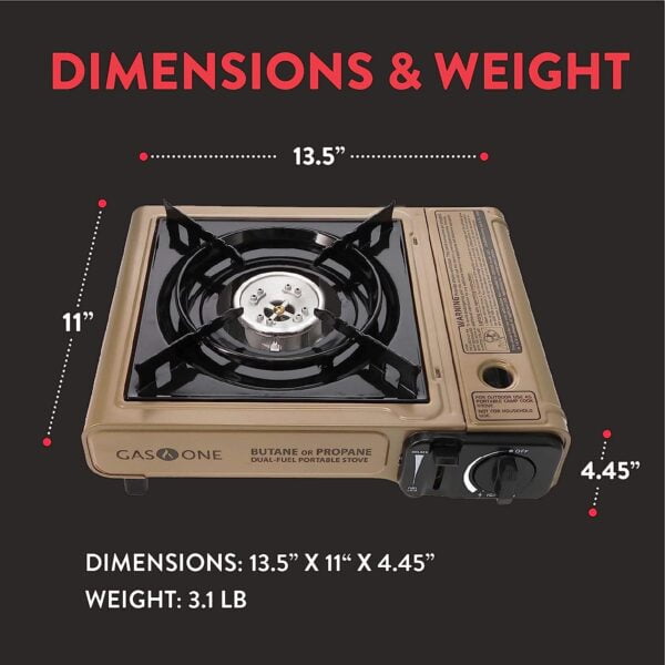 Gas One GS-3400P dimensions
