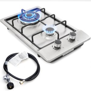 2 burner Gas Cooktop
