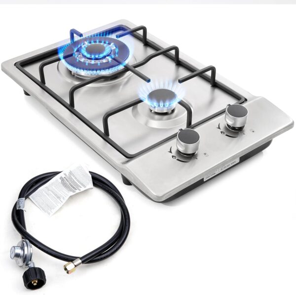 2 burner Gas Cooktop